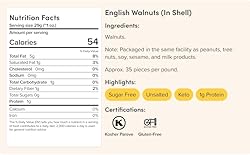 Nuts.com Whole Walnuts in Shell, 2 lbs – Fresh