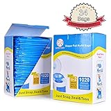Diaper Pail Refill Bags ,1020 Counts,Fully Compatible with Arm&Hammer Disposal System- 34 Bags