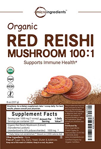 5 Maximum+Strength+Organic+Reishi+Mushroom