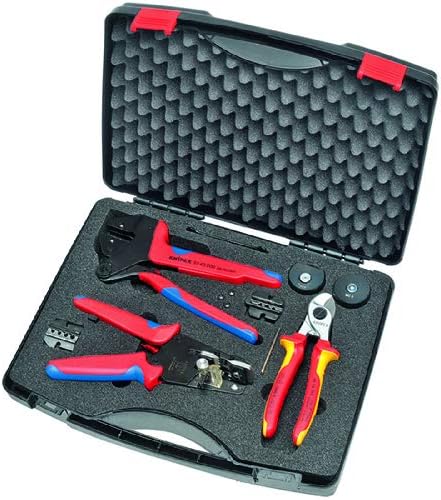 KNIPEX Tool Sets for Photovoltaics 1 x 12 12 11, 1 x 95 16 165, 1 x 97 43 200 A, 97 91 01, Multi Color - Image 3