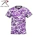 Rothco T-Shirt, Digital Ultra Violet Camo, Large