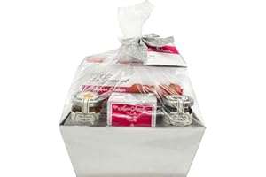 VALUBNDL: LAURA SECORD GOURMET SILVER BASKET GIFT SET! (Vanilla Tea, Cherry & Orange Jam, and Deluxe Cookies)