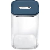 Caraway 4 qt Glass Airtight Food Storage Container with Lid | Non-Toxic, BPA-Free Kitchen Storage Container, Stackable, Space-Saving Airtight Container for Dry Goods and More, Navy