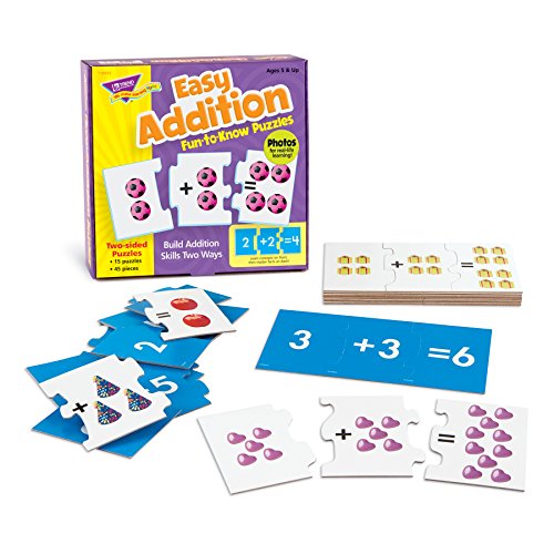 Trend Enterprises Easy Addition Fun-to-Know Puzzle