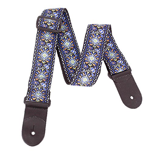 Walker & Williams H-29 Vintage Series Blue Cheer Woven Hootenanny Strap - Thumbnail 3