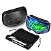 OutdoorMaster Ski Goggles PRO - Frameless, Interchangeable Lens 100% UV400 Protection Snow Goggles for Men & Women (Black Frame VLT 18% Grey Lens with Full REVO Green and Free Protective Case)