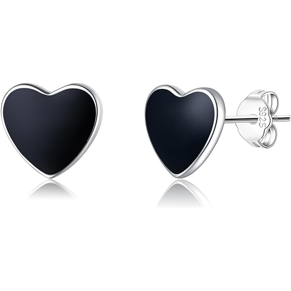 [TATIANA] 23SS新作☆Heart imprint hook Earrings 10K White Gold 0.13CTW Heart Earrings | Charm Diamond Centres