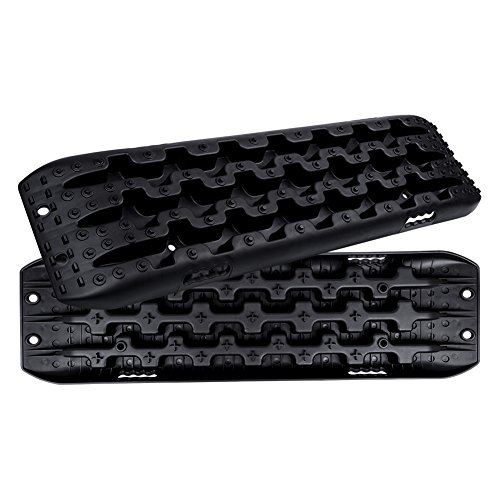 LITE-WAY Liteway Tracks Sand Mud Snow Black Tracks Tire Ladder 4WD 2 Pack