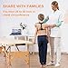 Back Posture Corrector for Women and Men, Adjustable Posture Support Clavicle Brace Trainer Upper Back Straightener with Two Pads for Hunchback, Slouching, Rounded Shoulder, Neck Pain Relief Black