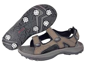 Amazon.com: Orlimar Apollo Golf Sandals, Men's, 12, Medium, Brown: Sports & Outdoors