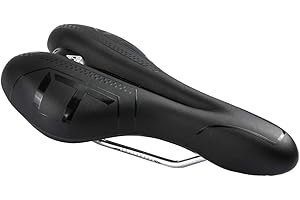 Lietu Most Comfortable Bike Seat for Men's and Women's - Padded Bicycle Saddle with Soft Cushion - Improves Comfort for Mount