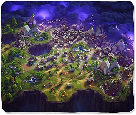 Tina Silvergray 60" x 50" Double Side Fleece Thickenend Throw Blanket for Fortnite Game Fans (5)