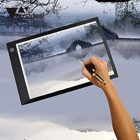 Viet-GT - Tabletas digitales, tamaño A4, luz LED, esténcil ...