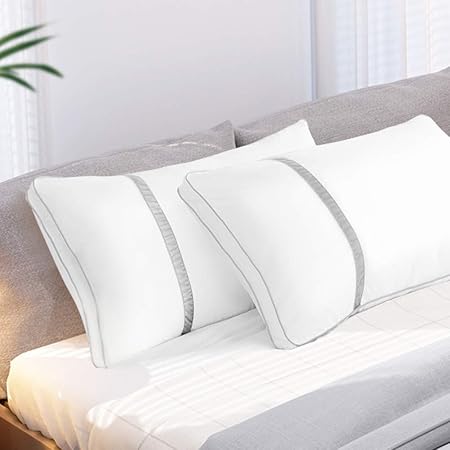 Bedstory 2 Pack Sleeping Pillows Hotel Pillow Down Alternative