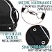 Athletico Ski Boot Bag – Skiing and Snowboarding Travel Luggage – Stores Gear Including Jacket, Helmet, Goggles, Gloves & Accessories – Venting and Grommets for Snow Drainage (Black)