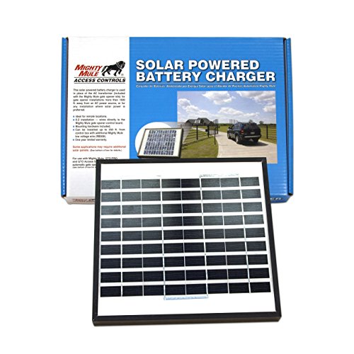 10 Watt Solar Panel Kit (FM123) for Mighty Mule Automatic Gate Openers