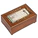 Cottage Garden True Friend Reaches Hand Touches Woodgrain Embossed Rose Petite Music Box Plays That's What Friends are for