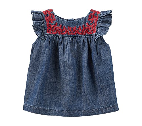 OshKosh B'Gosh Baby Girls' Embellished Neck Tank Top 24 Months