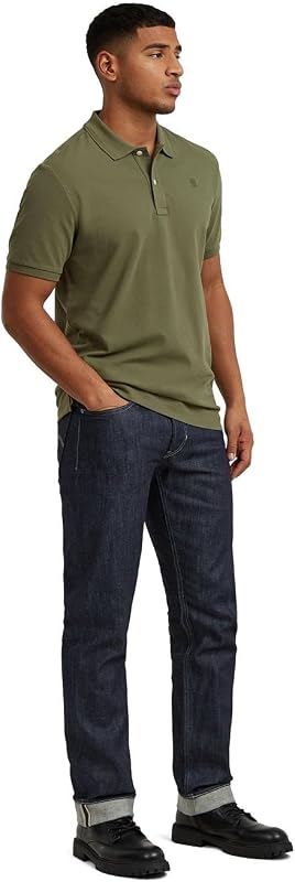 Polo Slim Sobretingido Dunda masculino, Tamanho: S, Cor Verde