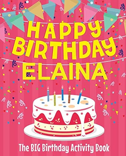 Amazon.com: Happy Birthday Alicia - The Big Birthday Activity Book