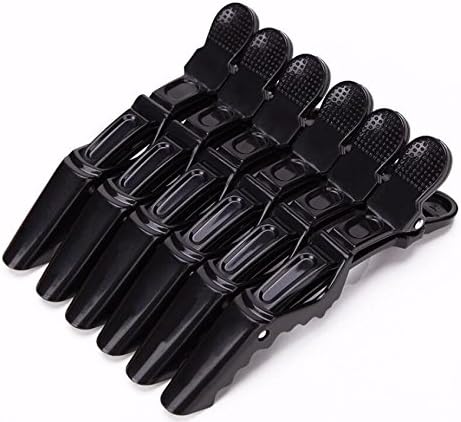 Plastic Duckbill Hair Clips, Shark Hair Clips Set For Perm Dedicated Clip-6 Pieces
