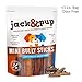 Jack&Pup Premium Grade Odor Free Mini Bully Sticks Dog Treats, (1/2 Lb. Pack) – Length Size 2” to 4” - All Natural Gourmet Dog Treat Chews – Fresh and Savory Beef Flavor