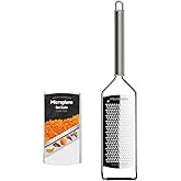 Microplane Professional Series Kitchen Grater new Fine for Hard Cheese, Citrus Fruits, Garlic, Chili, Cinnamon and Nutmeg wit