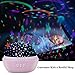 TEKHOME Star Ocean Projector Night Light for Kids Bedroom, 2020 New Baby Light Projector on Ceiling, Kids Gifts for 3-12 Year Old Girls Boy, Rotating Night Light, Pink.