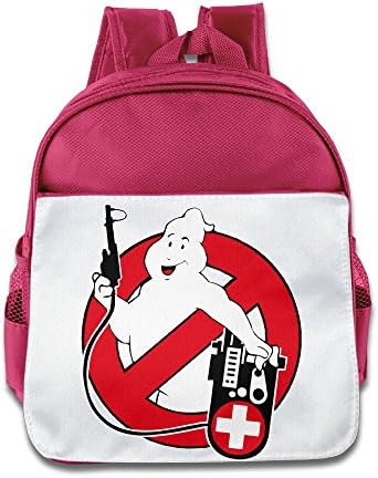 XJBD Custom Cool Ghostbusters Boys And Girls School Bagpack For 1-6 Years Old Pink