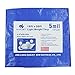 Hanjet Outdoor Heavy Duty Tarp 16' x 20' 5-mil Thick Blue Tarps Boat Tarps Covers Camping Tent Shelter