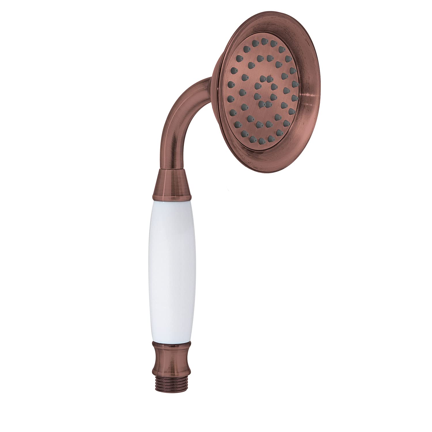 Gedy G-Liberty 02, 1 Jet Hand Shower, ABS with Copper Finish, 5 Year Warranty, R&D Design, Sand Shower Filter Included, Unique
