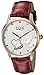 Burgi Women's BUR149RD Rose Gold Quartz Watch With Swarovski Crystal Accented Dial and Red Embossed Leather Strap