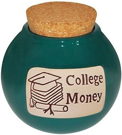 College Money Hand Crafted Word Jar...The Original Word Jar by Muddy Waters Pottery