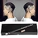 Razor Pen Kit for Hair Art, SYU Professinal DIY Hair Tattoo Tool for Hair Cut Design, Eyebrow Shaping, Beard Shaping. Included 10pcs Blades and 1pc Tweezer for Barber Hairdresser Women Man Home Salon