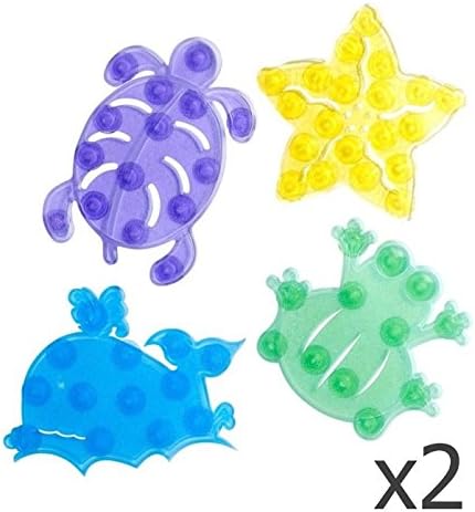 Babyway Little Wonders Small Safari Bath Splats *8 PACK* (Multi-Coloured)