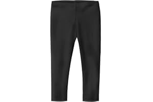 CITY THREADS Made in USA Big Girls' Cotton Cropped Capri Legging for Summer, Play and School SPD for Sensitive Skin Sensory Friendly