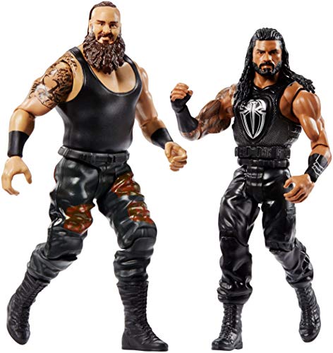 Mattel GmbH FMF87 WWE Basis Figuren, Braun Strowman und Roman Reigns, 2er-Pack, 15 cm – Bild 4