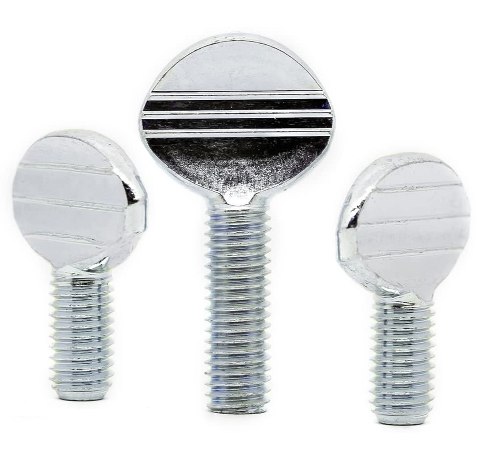 M8 (8mm x 20mm) Thumb Screws Wing Bolts Carbon Steel AN264 (Pack of 10) E09BCD