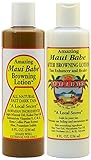 Maui Babe Before and After Sun Pack (Browning Lotion 8 oz, After Browning Lotion 8 oz)