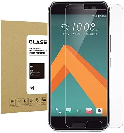 HTC 10 Tempered Glass Screen Protector [2 Pack] Onexix [9H Hardness] [HD Clear] [Bubble Free] Anti-scratches Premium Screen Protector for HTC 10