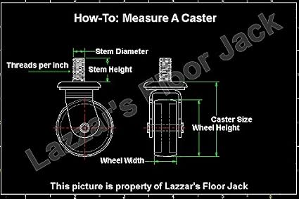 Floor Jack Casters 2 Pc Set Steel Fits Atd Cornwell Mac Tools Matco Mountain Napa Sunex Quality Replacement Parts For Repairs Amazon Com Industrial Scientific