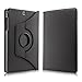 Infiland Samsung Galaxy Tab A 9.7 Case, PU Leather 360° Rotating Stand Case Cover for Samsung Galaxy Tab A 9.7-Inch SM-T550 Tablet ONLY - Black