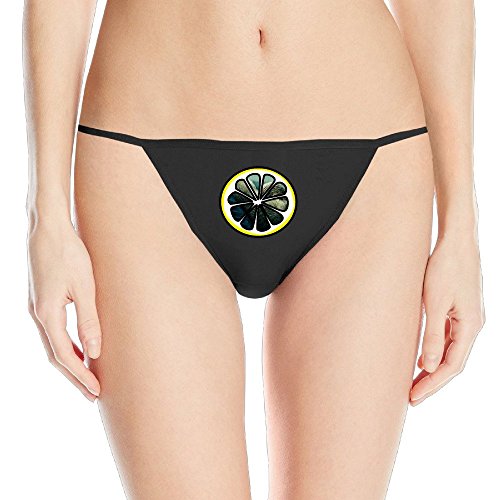 KTKY Adults Low Waist Lemonade T-back Black M