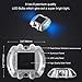 Solar Deck Lights, Driveway Dock LED Light IP68 Waterproof Driveway Dock Lights Solar Powered Outdoor Warning Step Lights for Driveway Sidewalk Garden Ground Pathway Yard 4 Pack (Blue)