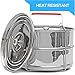 Stackable Steamer Insert Pans for Instant Pot Accessories - Upgraded Silicon handle and Interchangeable Lids - Pressure cooker baking, Lasagna, food steamer - Fits 5/6/8 quart IP