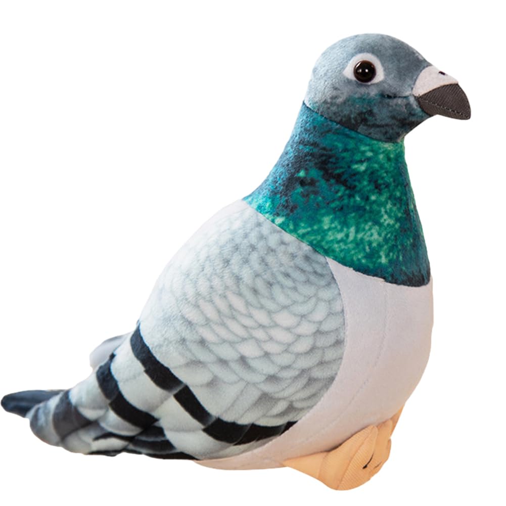 LIUYALA Pigeon Toy for Kids Cute Pigeon Doll Pigeon Plush Toy Pigeon Plush Doll Simulation Pigeon Ornaments Soft and Cute Peace Bird Animal Cute Pigeon as Gift for Kids - 20cm
