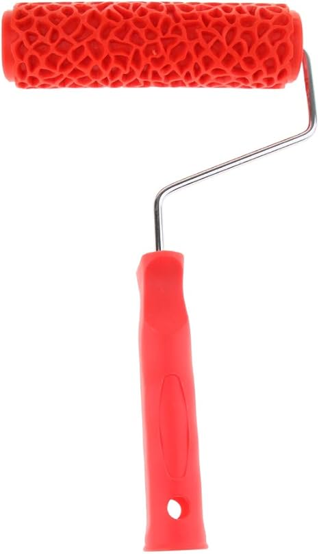 7 Inch Embossing Floral Texture Pattern Painting Roller Sleeve