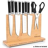 Knife Magnetic Holder | 100% Pure Bamboo | Double