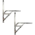 Rannb Casement Window Hinges 12 Inch Stainless Steel Friction Stay Hinges - 2pcs