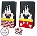 MOAXMOA Party favor Gift Bags Candy Treat Bags Birthday Baby Shower Wedding Mickey Minnie Theme Decorations Supplies with Stickers Set of 24